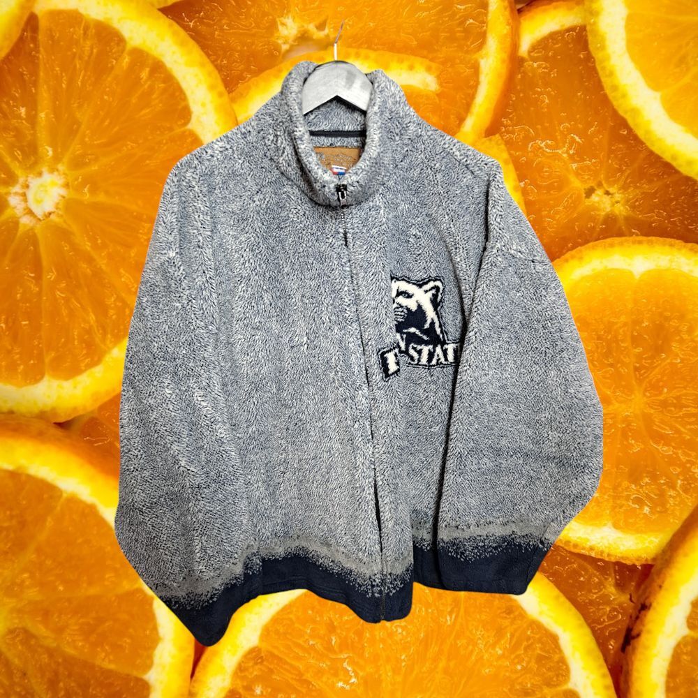 Rear Bear Ridge Outfitters Penn State Fleece Jacket Full Zip Pullover 2X - Picture 3 of 8